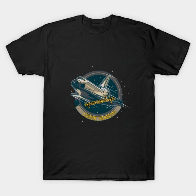 Starship Cosmic academy T-Shirt by DoubleDv60